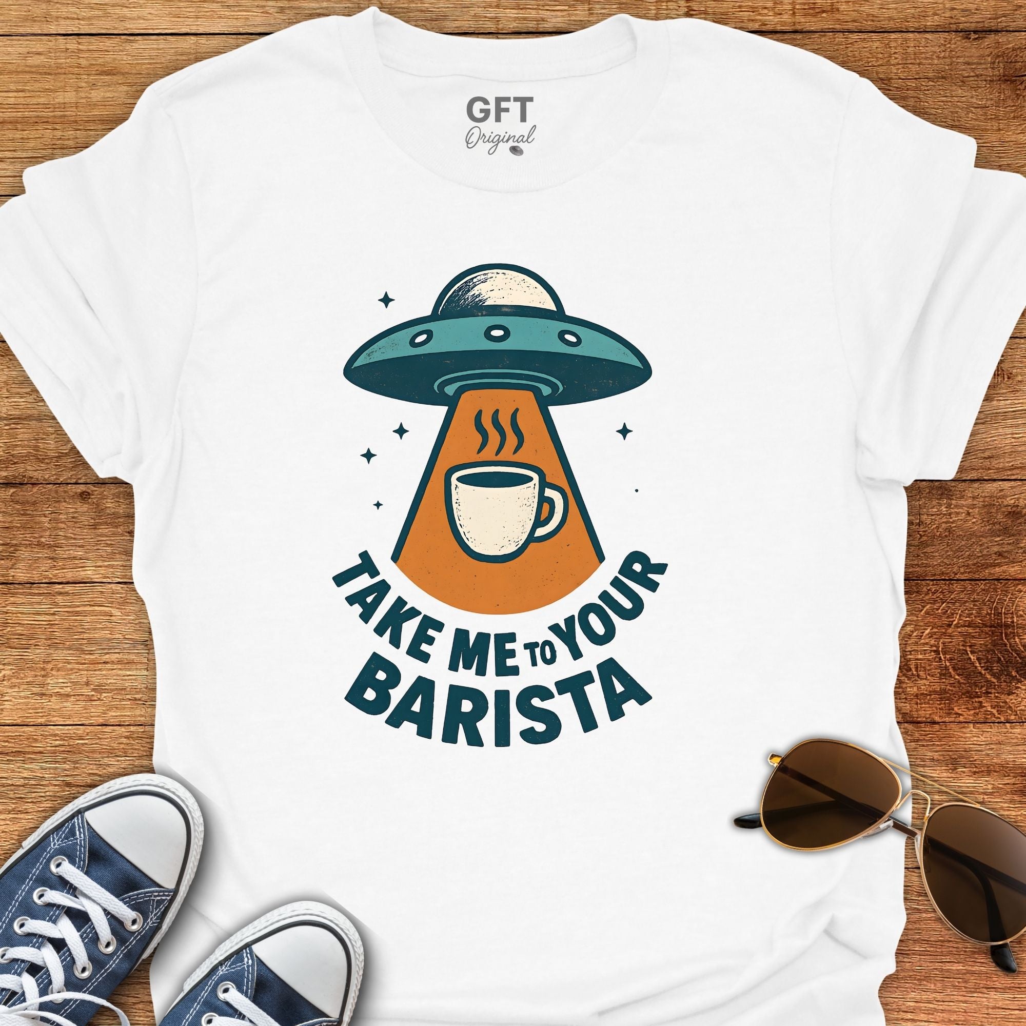 Take Me To Your Barista - T-Shirt