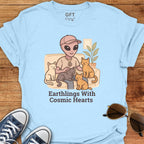 Cosmic Hearts 💜 Cats – T-Shirt