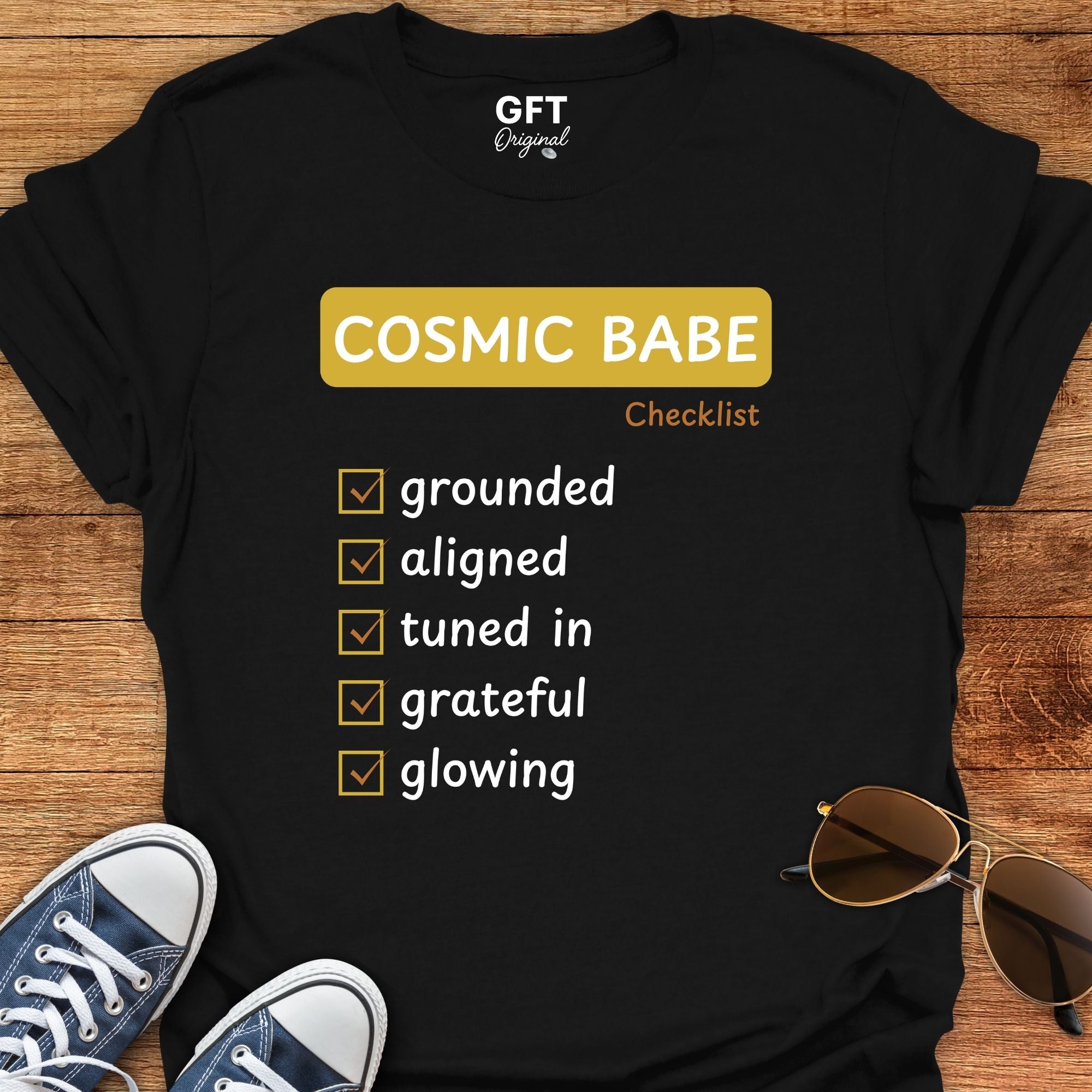 Cosmic Babe Checklist - T-Shirt