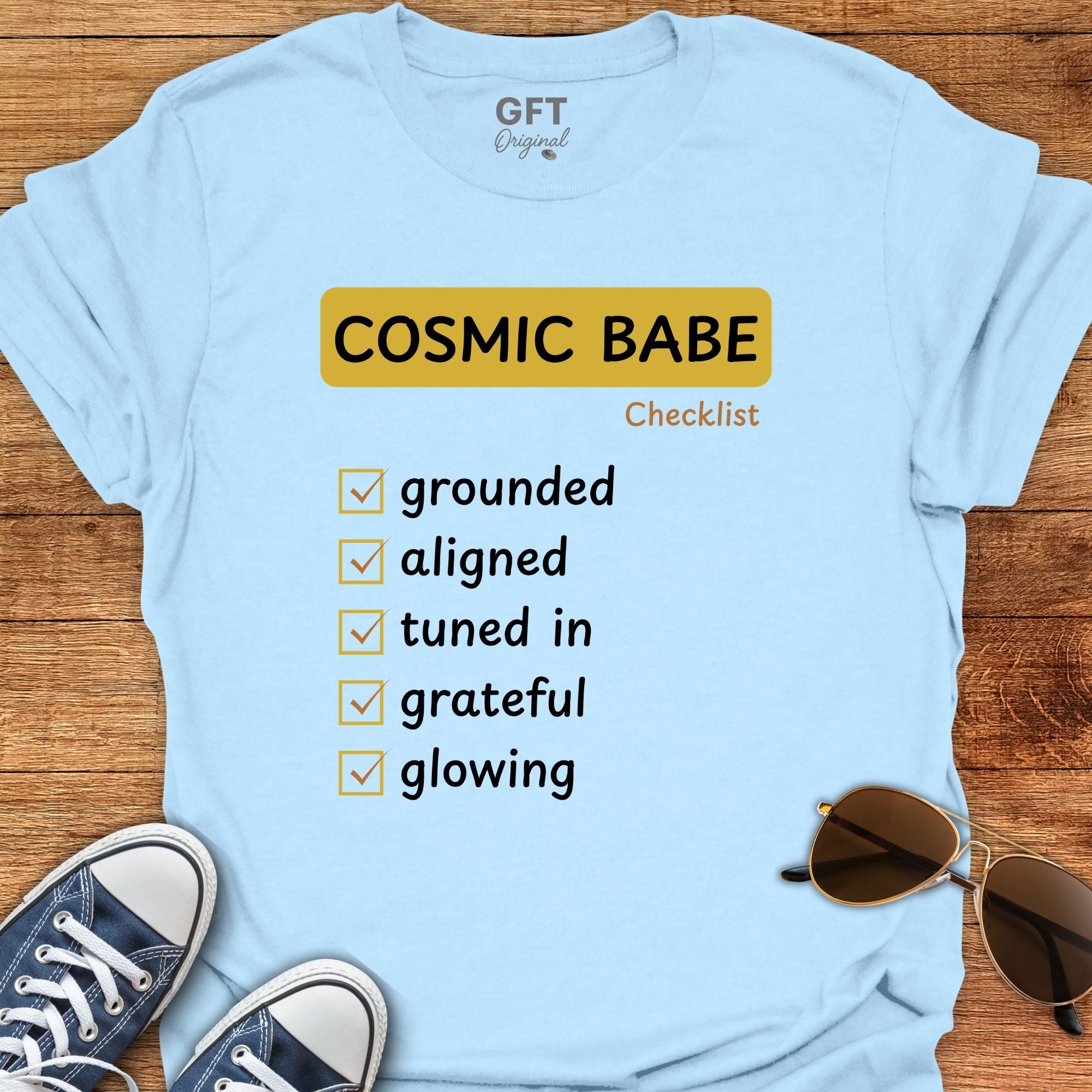 Cosmic Babe Checklist - T-Shirt