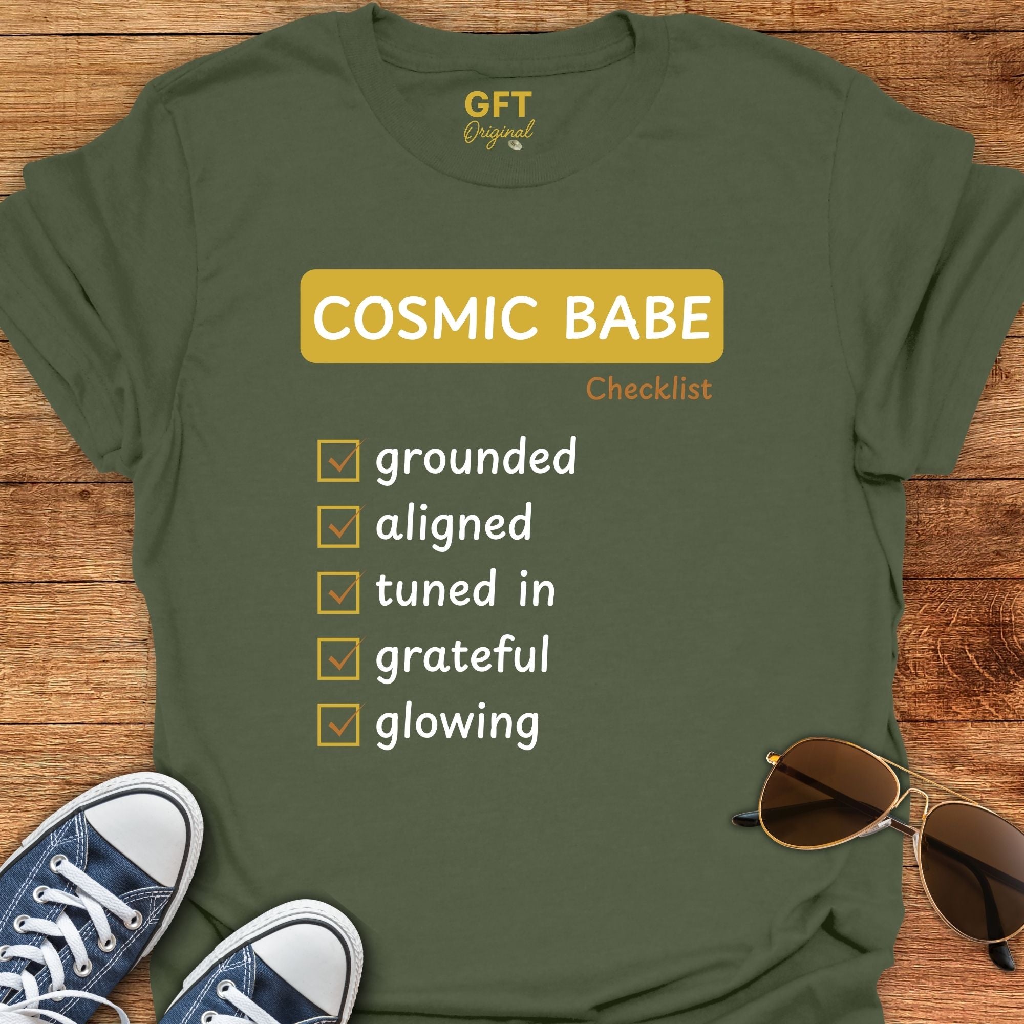 Cosmic Babe Checklist - T-Shirt