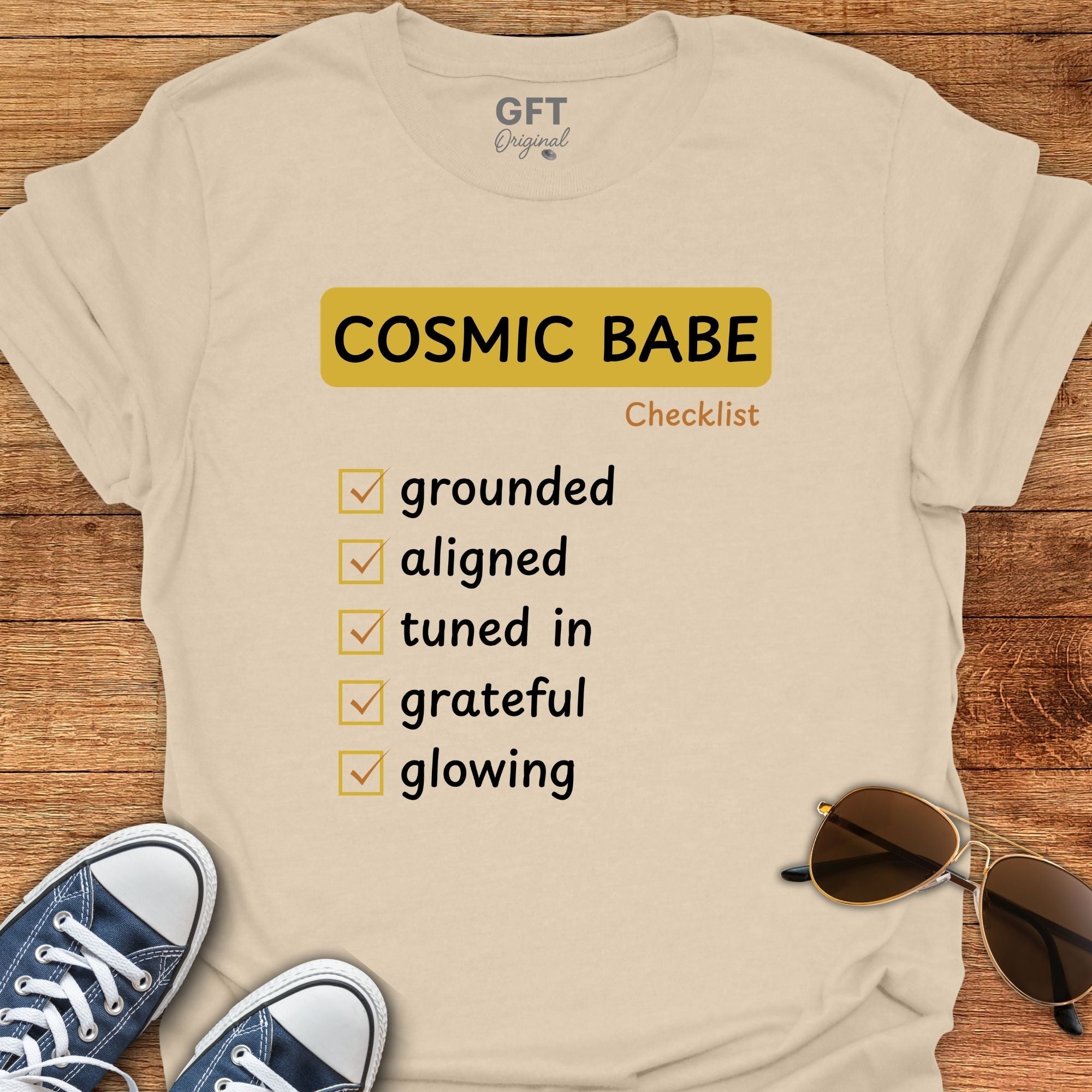 Cosmic Babe Checklist - T-Shirt