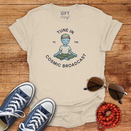 Tune In To The Cosmic Broadcast - T-Shirt