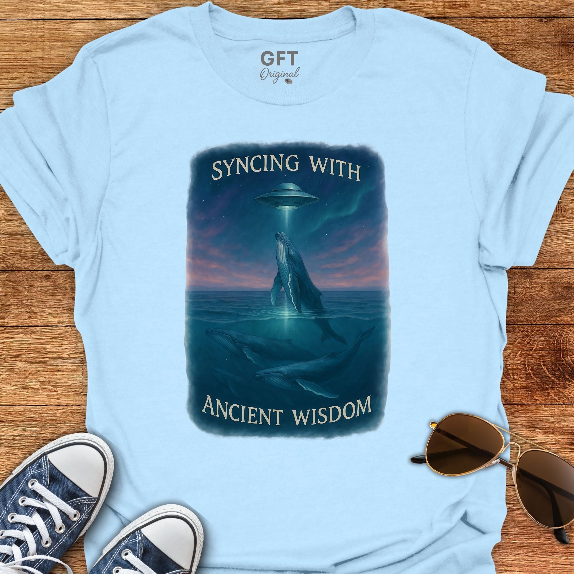 Ancient Wisdom - Whales - T-Shirt
