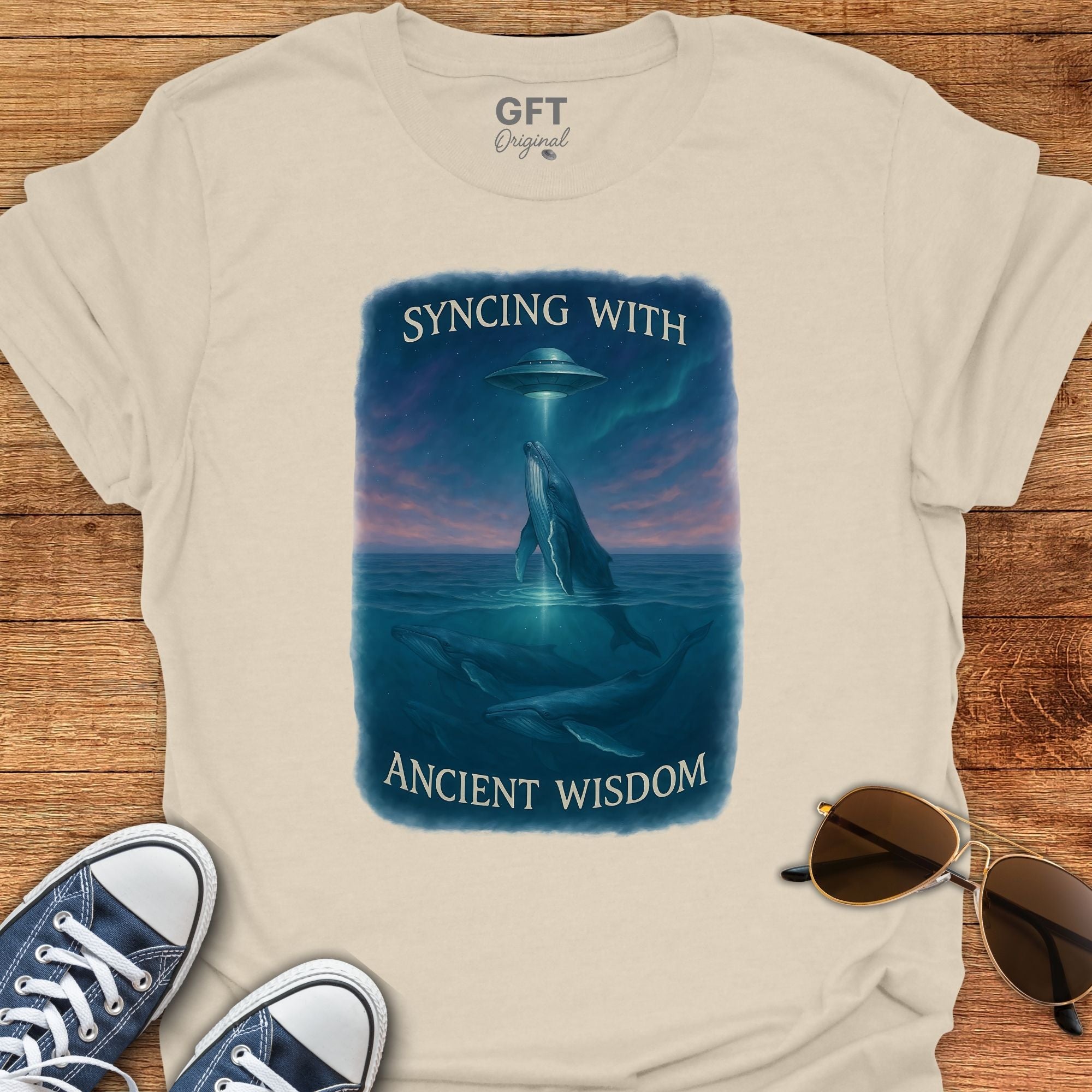 Ancient Wisdom - Whales - T-Shirt