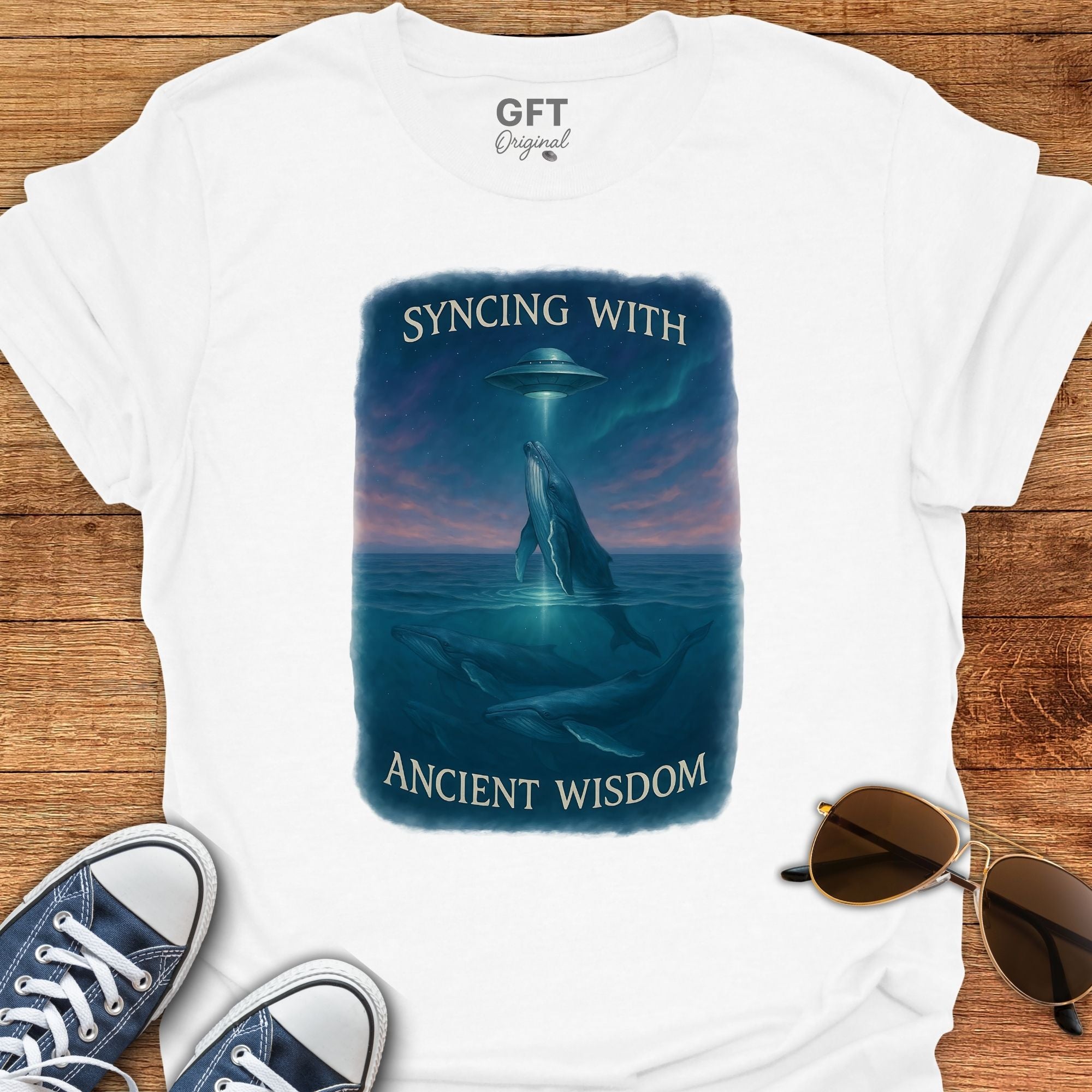 Ancient Wisdom - Whales - T-Shirt