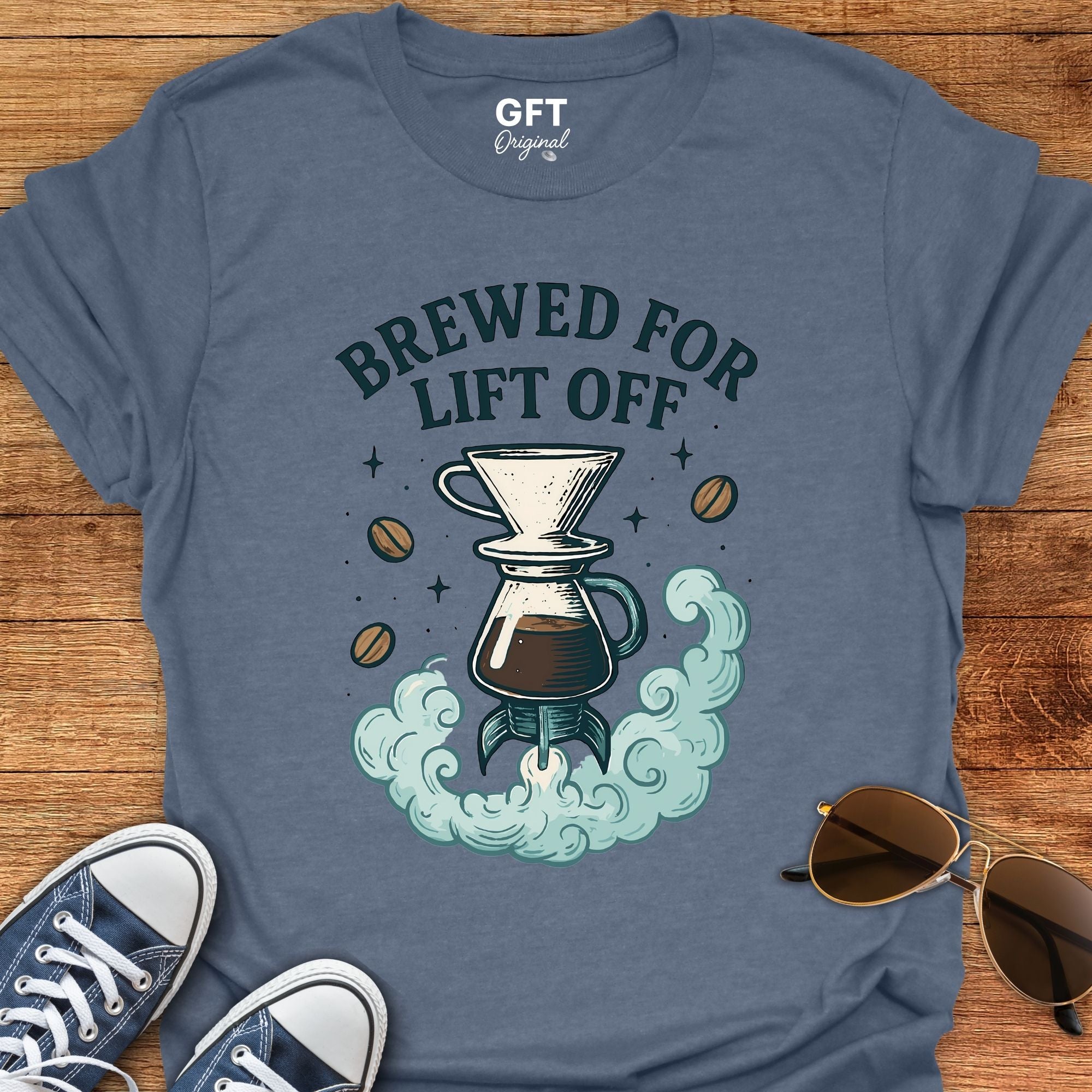 Brewed for Lift Off - T-Shirt