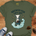 Brewed for Lift Off - T-Shirt