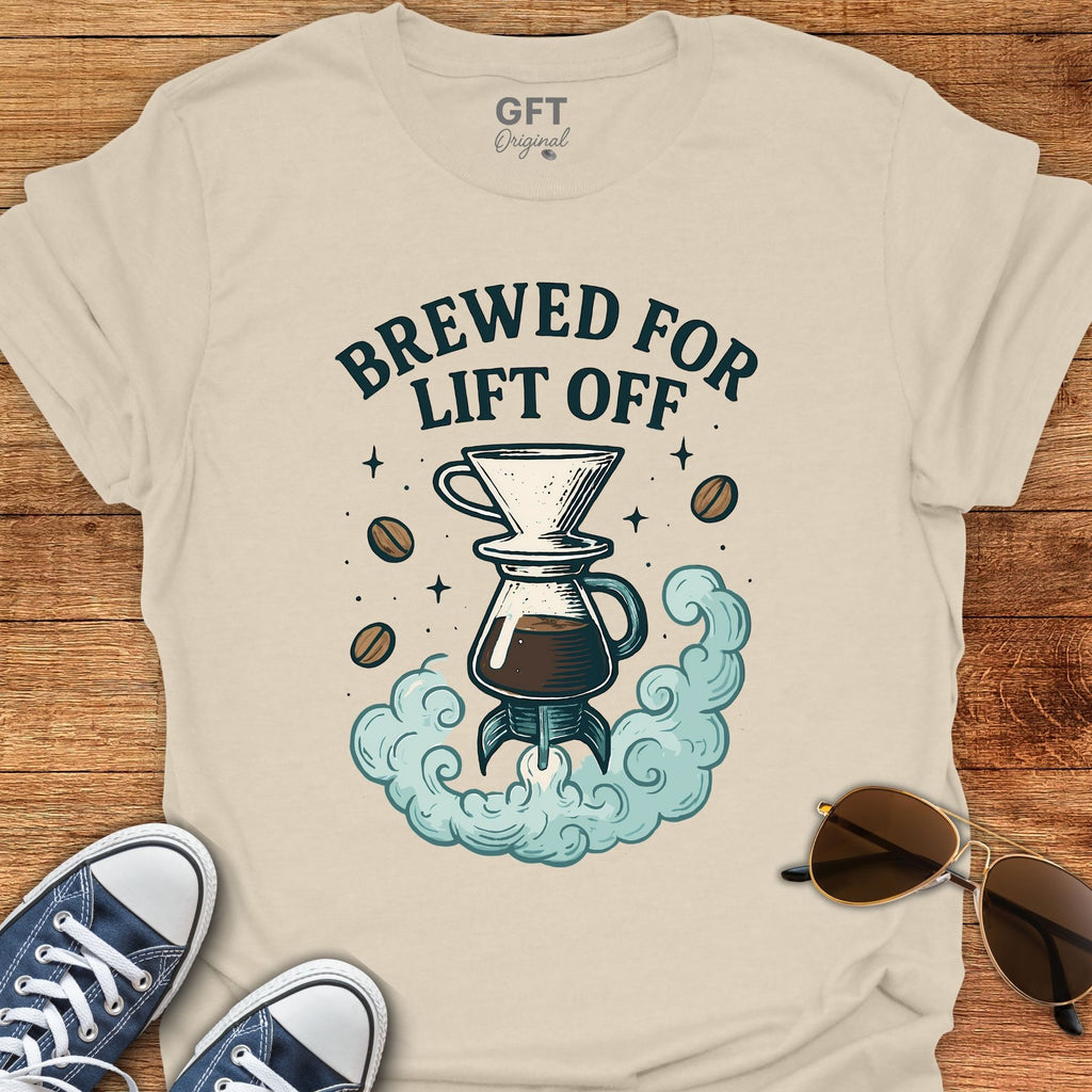 Brewed for Lift Off - T-Shirt