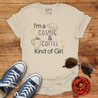 Cosmic & Coffee Girl - T-Shirt
