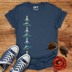 Vertical UFOs & Meditating ETs - T-Shirt