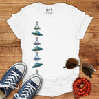 Vertical UFOs & Meditating ETs - T-Shirt