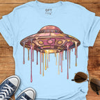 Drippy Trippy UFO Pink - T-Shirt