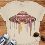Drippy Trippy UFO Pink - T-Shirt