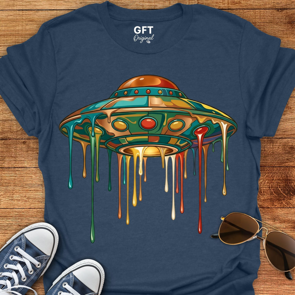 Drippy Trippy UFO - T-Shirt