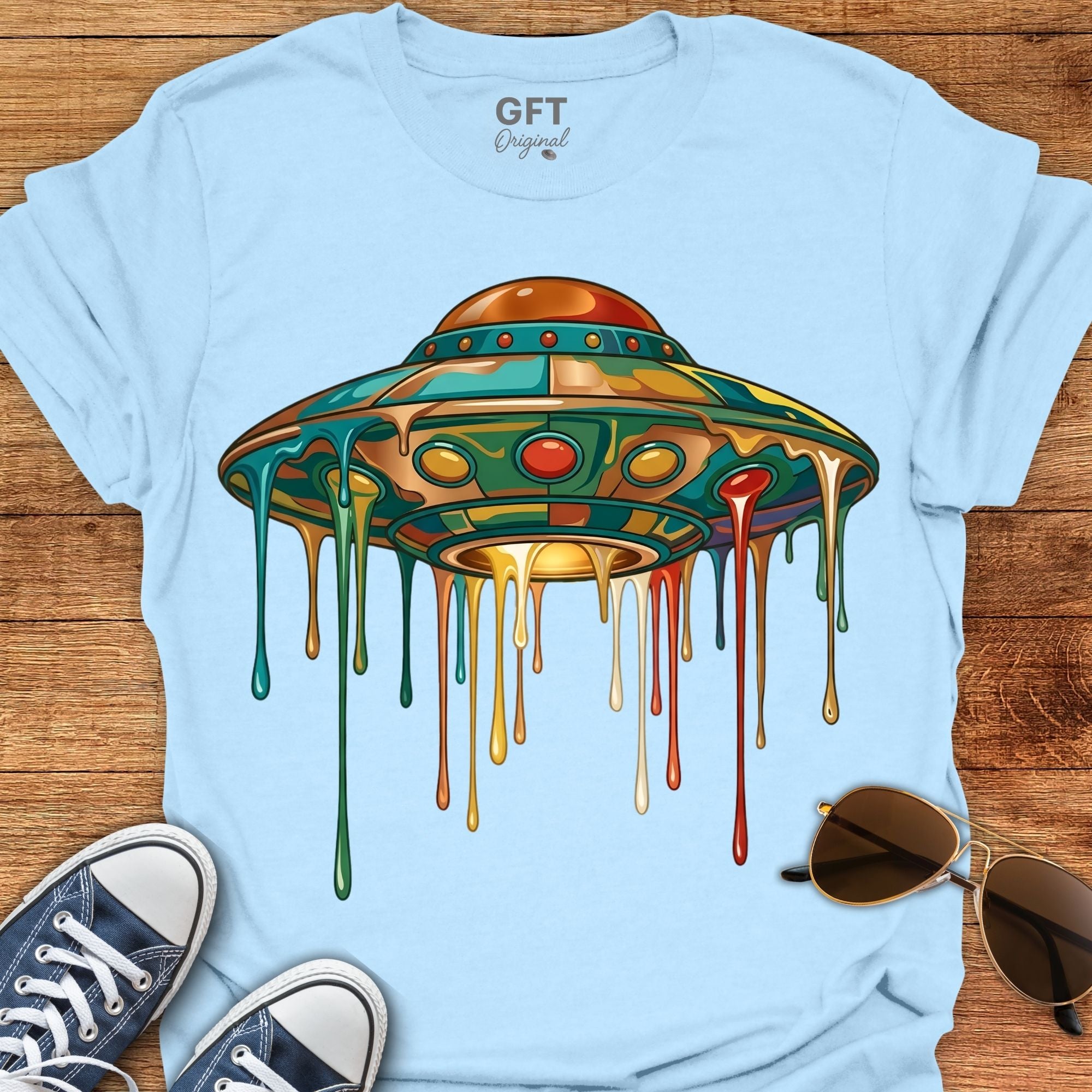 Drippy Trippy UFO - T-Shirt