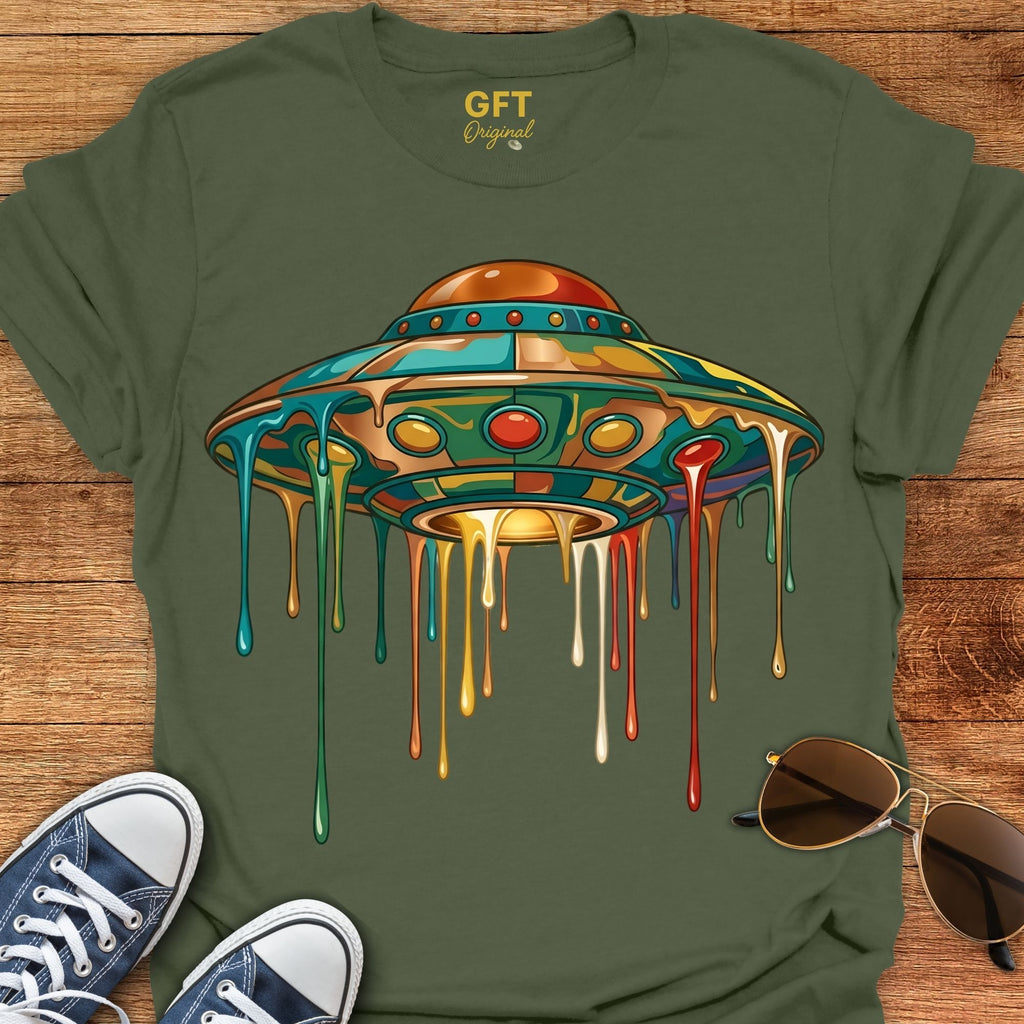 Drippy Trippy UFO - T-Shirt