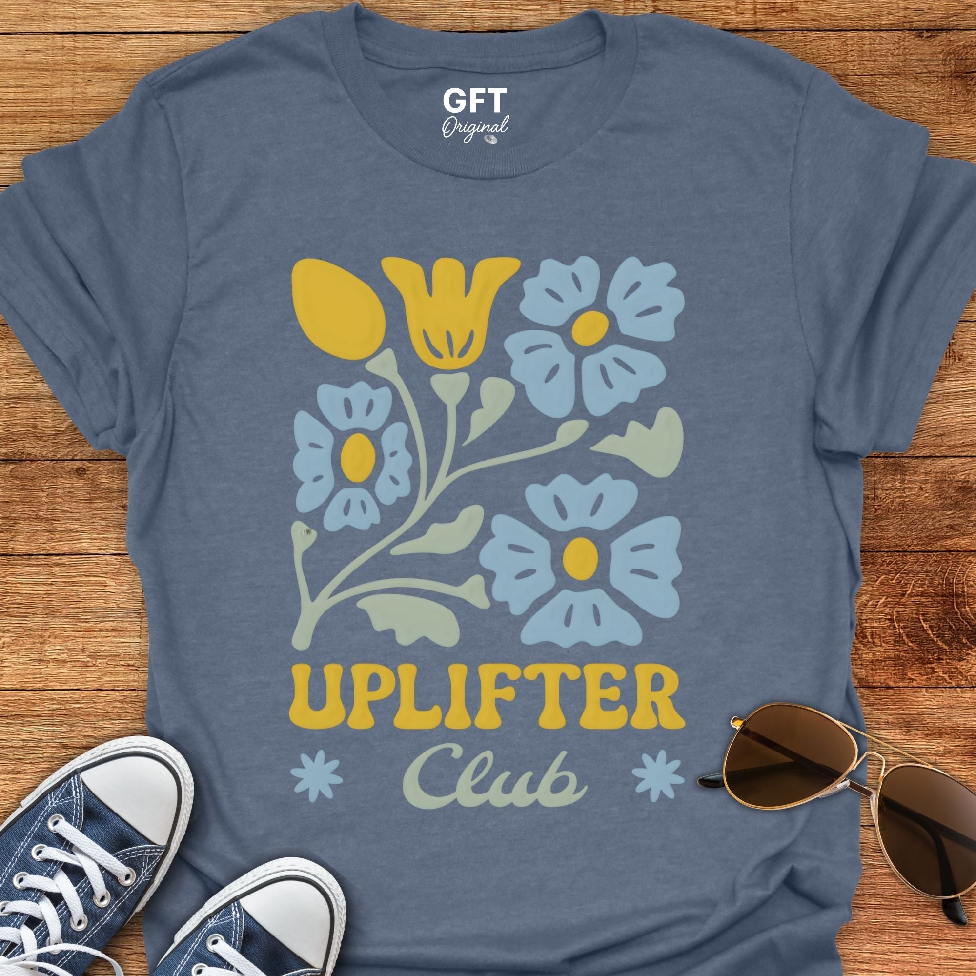 Uplifter Club Blooms - T-Shirt