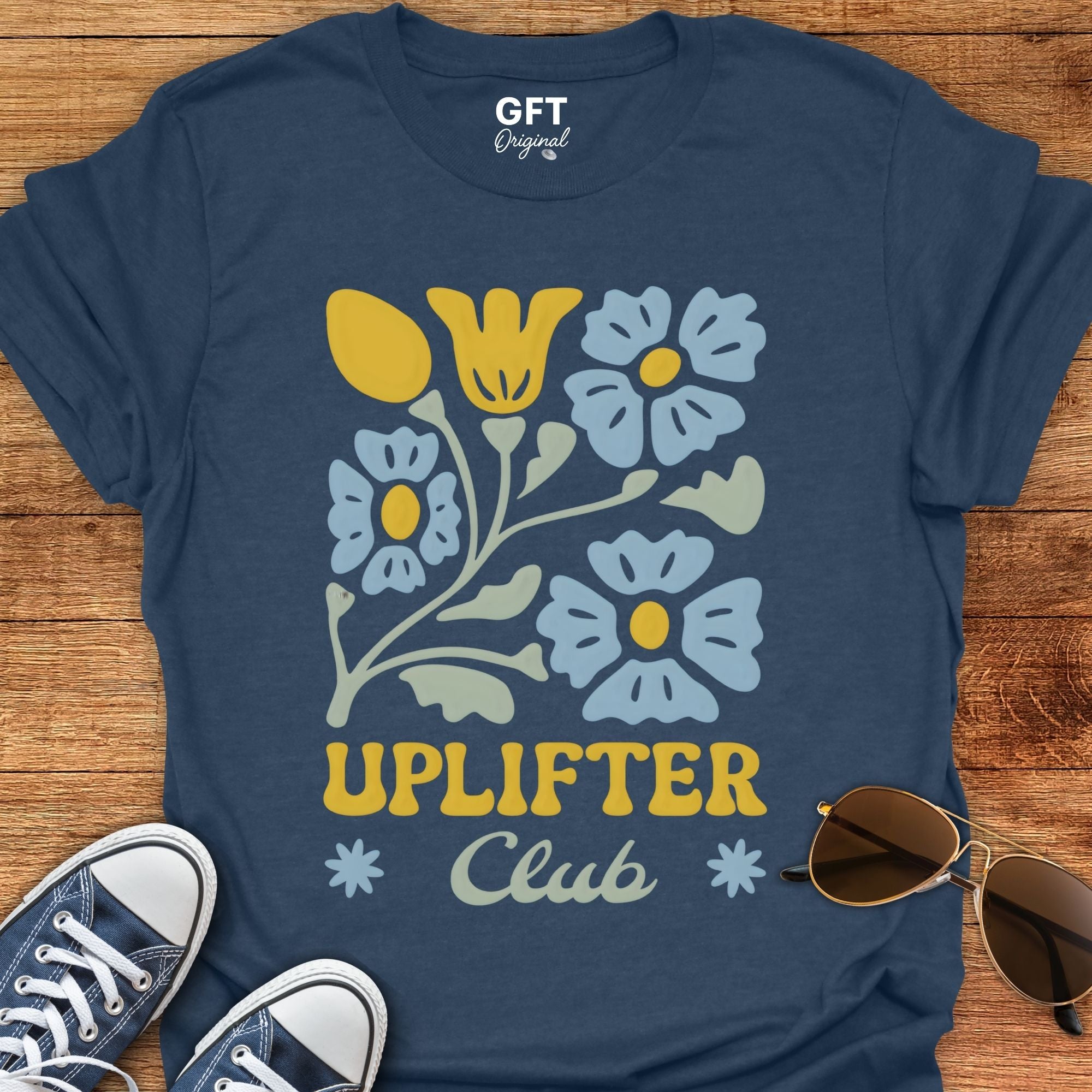 Uplifter Club Blooms - T-Shirt