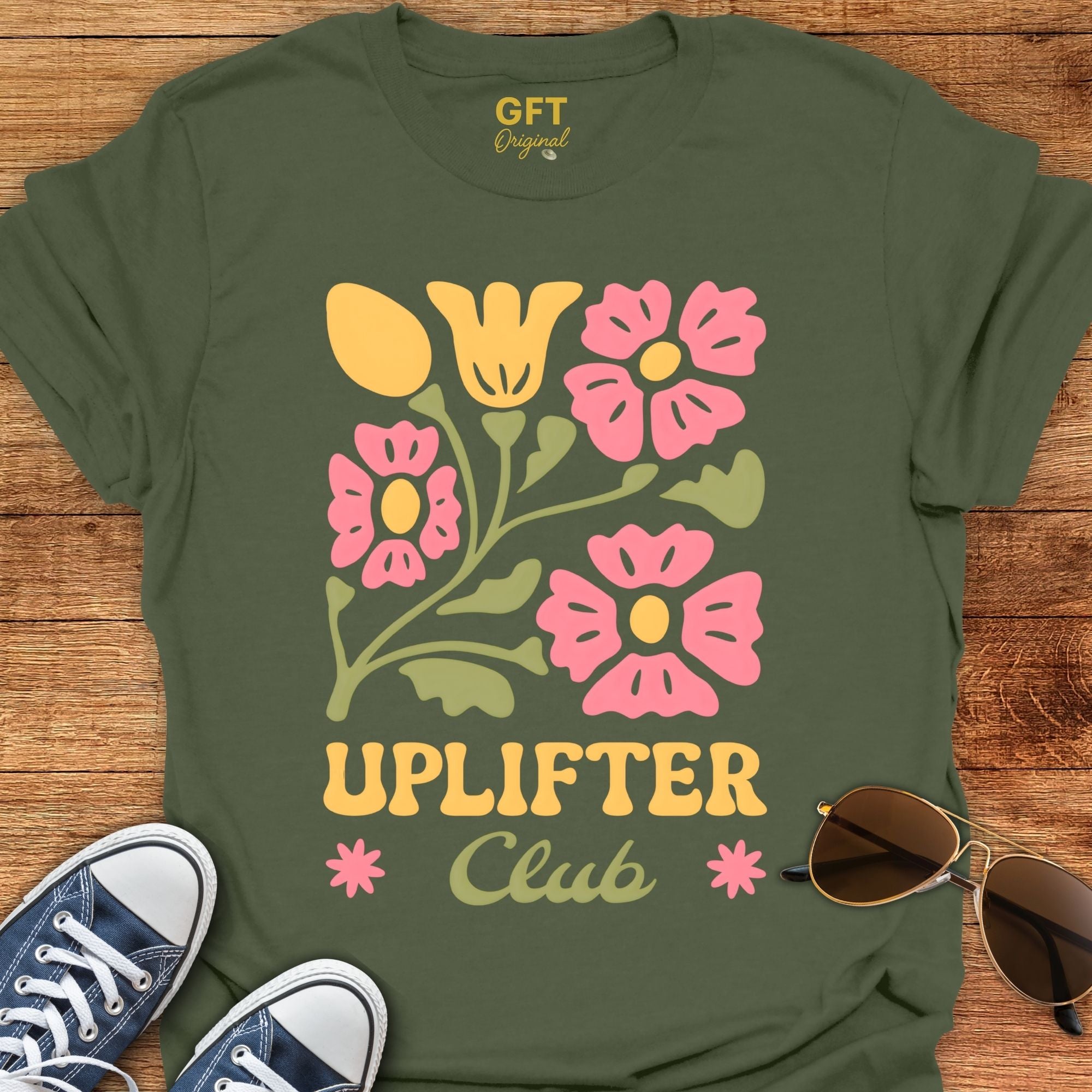 Uplifter Club Blooms - T-Shirt