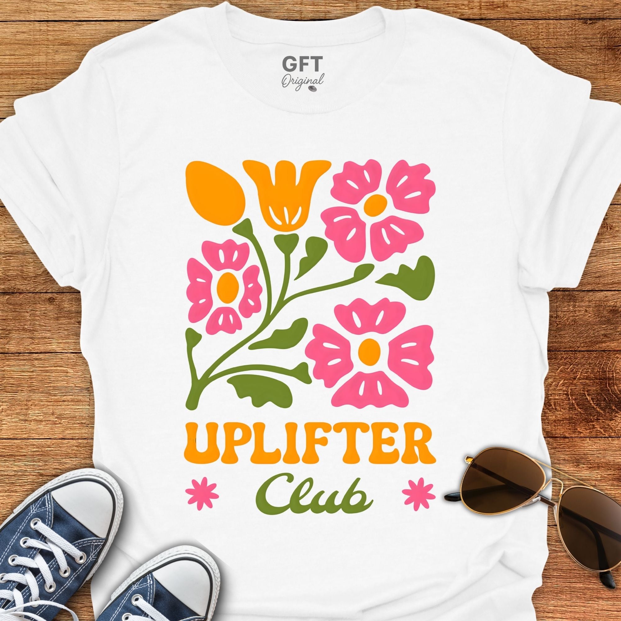 Uplifter Club Blooms - T-Shirt