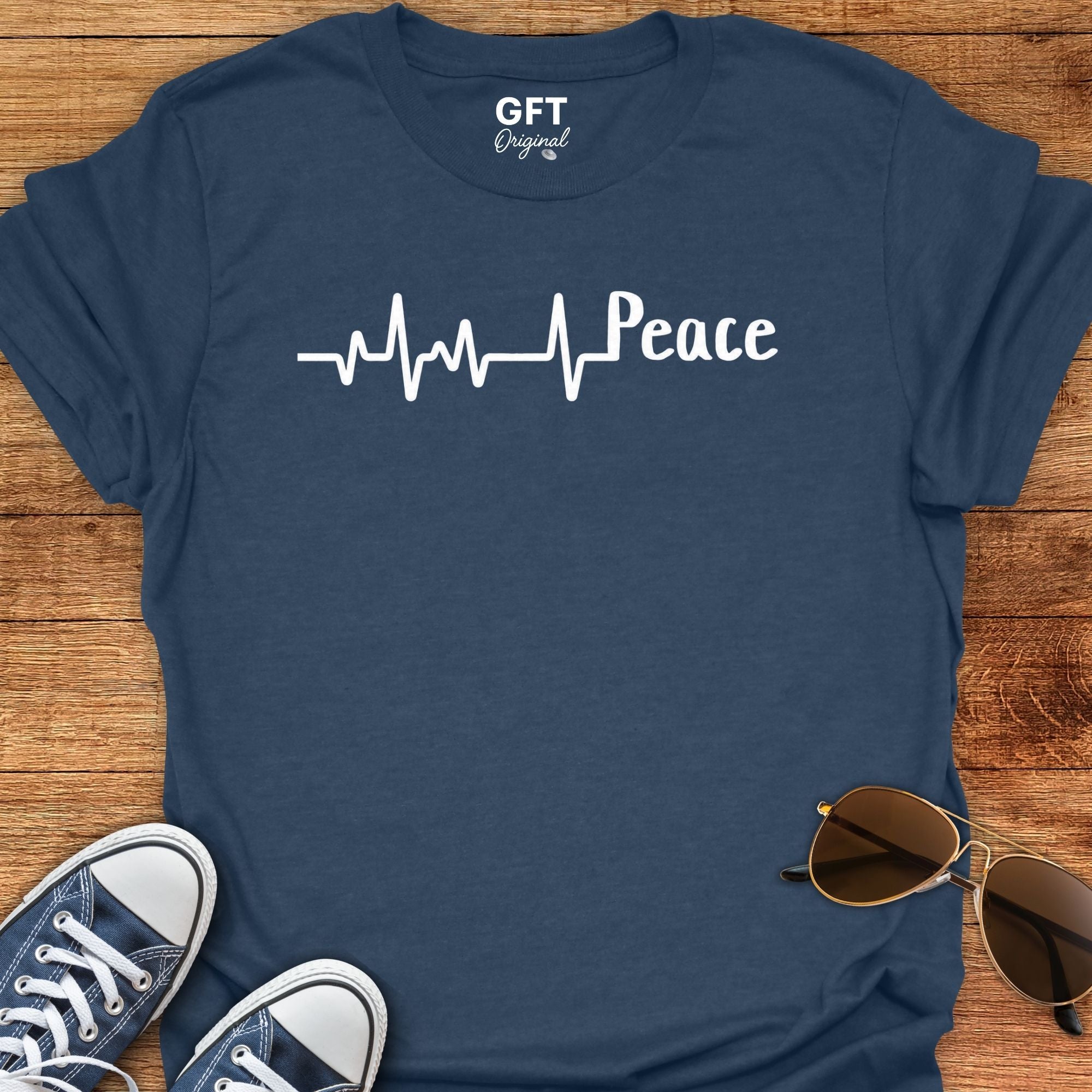 Heart Beat + Peace - T-Shirt
