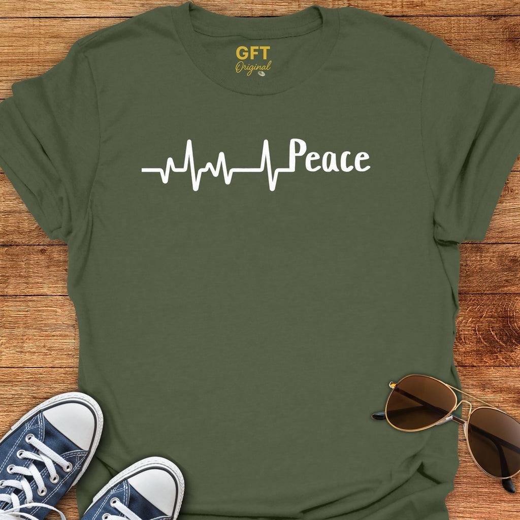 Heart Beat + Peace - T-Shirt