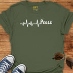 Heart Beat + Peace - T-Shirt