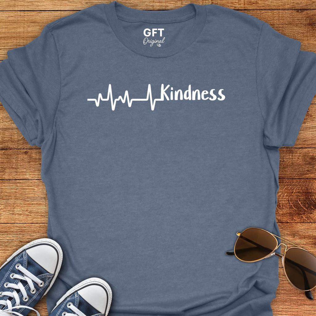 Heart Beat + Kindness - T-Shirt