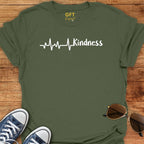Heart Beat + Kindness - T-Shirt