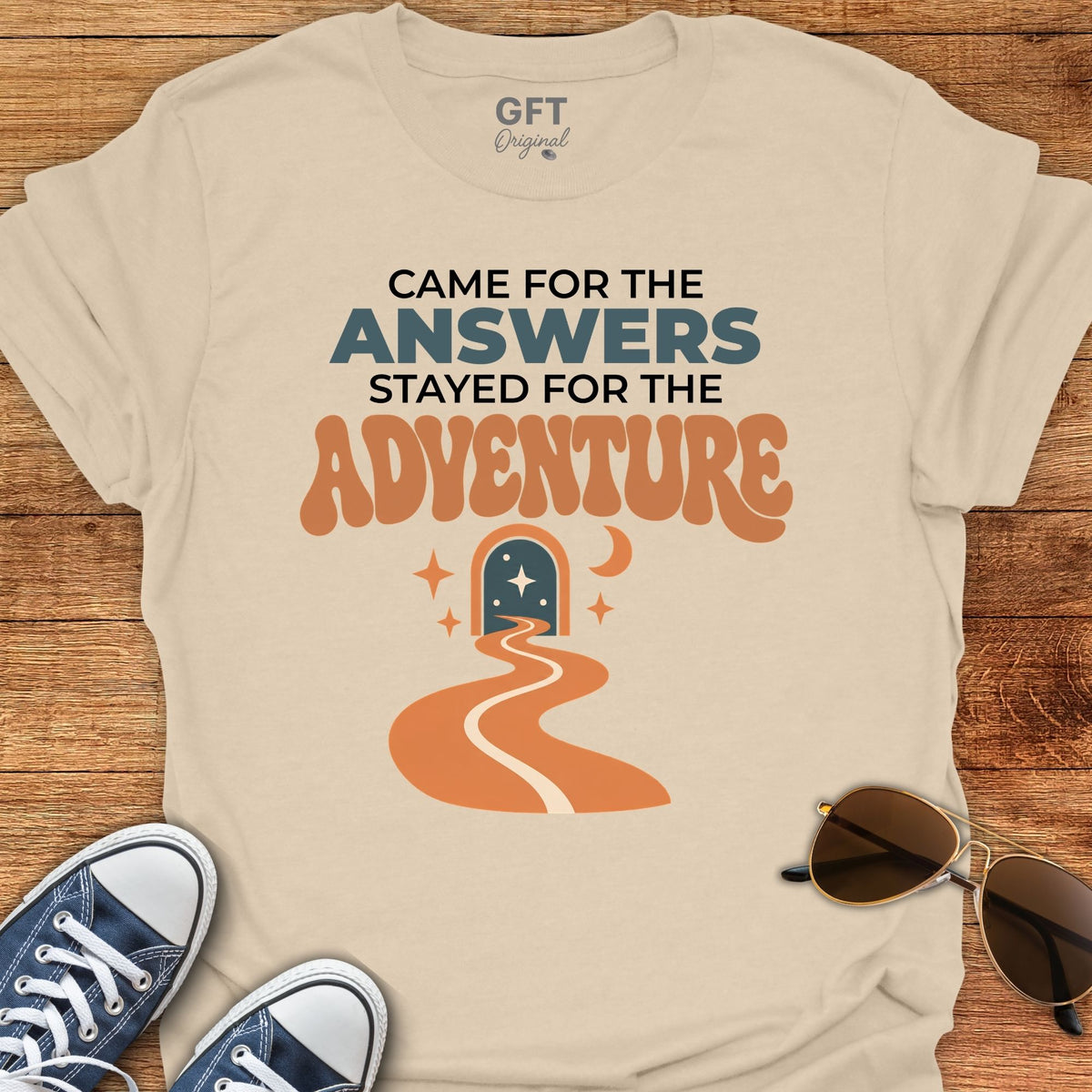 Stayed for the Adventure - T-Shirt